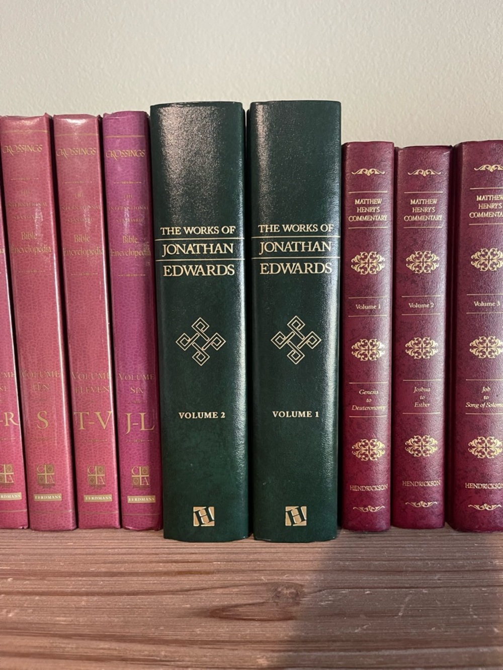 The Works of Jonathan Edwards - Green Hardcover Set (Volume 1 & 2)